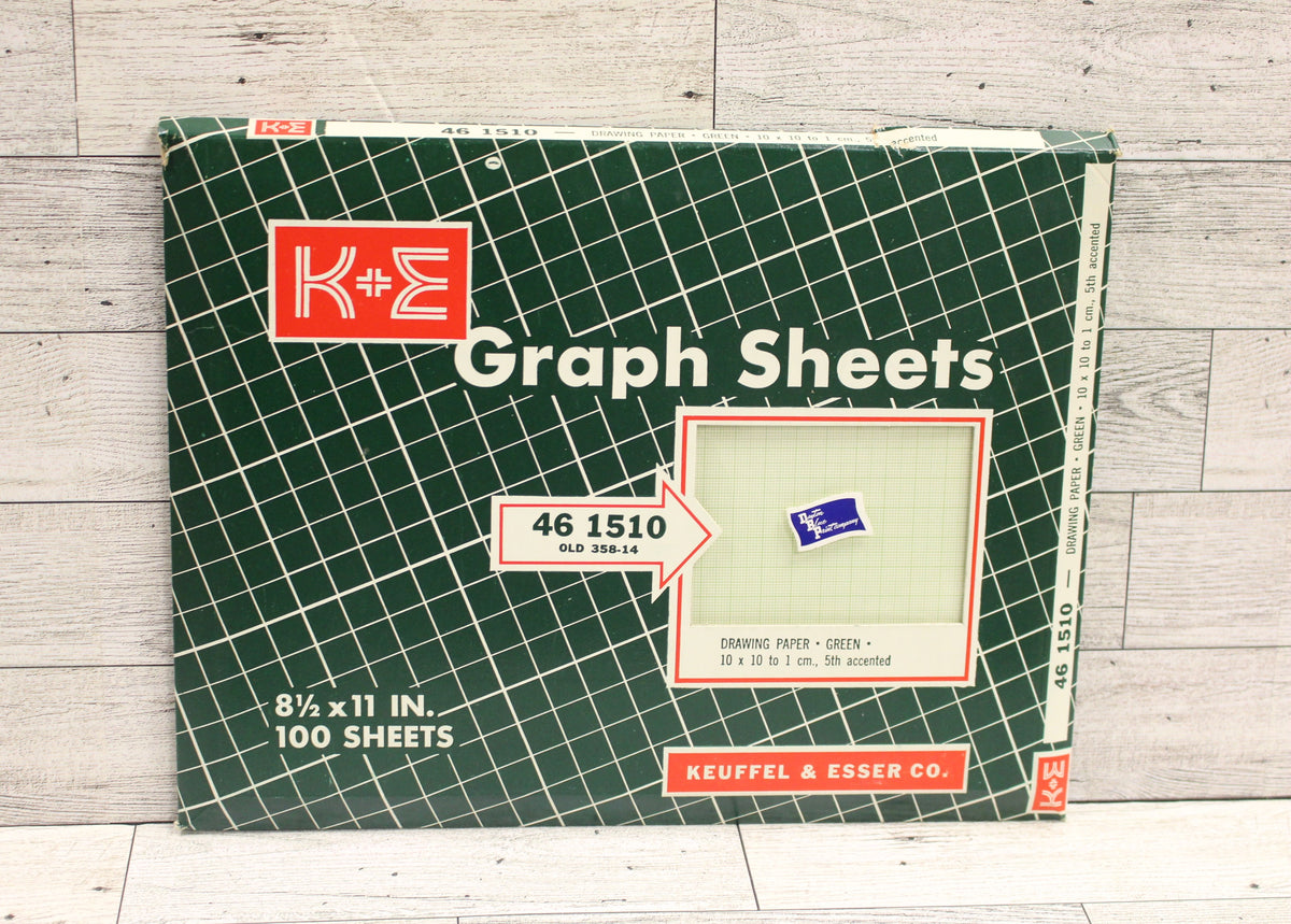 K+E Graph Paper/Drawing Paper - 8-1/2