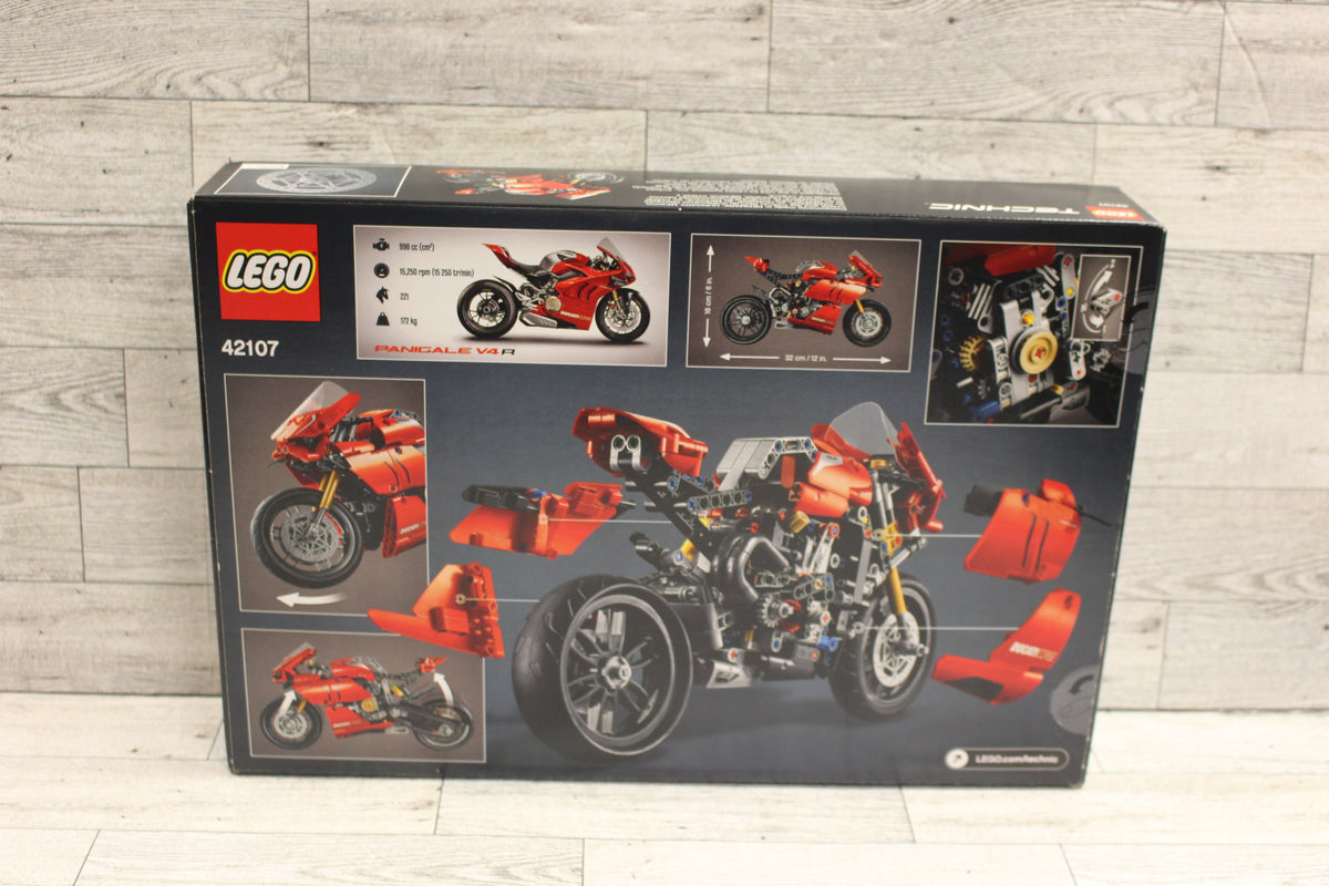 Technic Ducati Panigale V4 R 42107 Motorcycle 2024 Toy Building Toy(646 pieces)