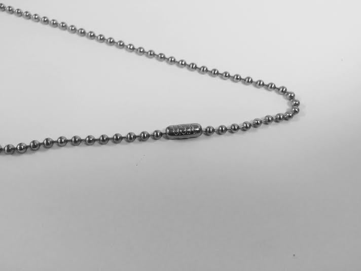 Military Dog Tag Chains, #3 30 Stainless Steel Ball Chain