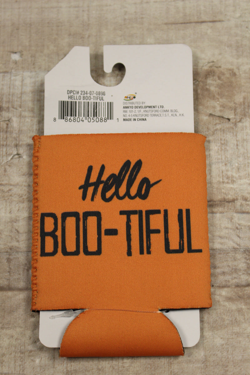 Halloween Hello Boo-Tiful Beverage Soft Holder Koozie - New – Military  Steals and Surplus