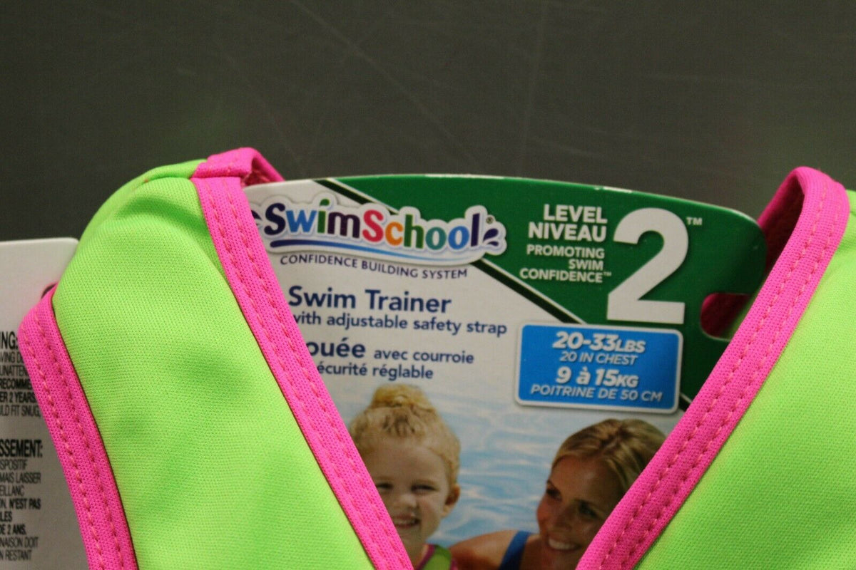 Swim School Girl's Level 2 Swim Trainer, 20-33 lbs, Chest: 20in,  WMV11220SM, New