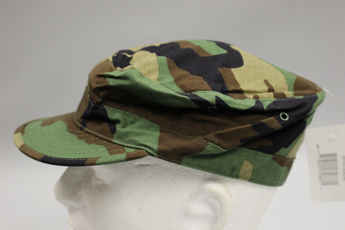 US Army Woodland Hot Weather Cap / Hat - Size: 6-5/8 - 8415-01