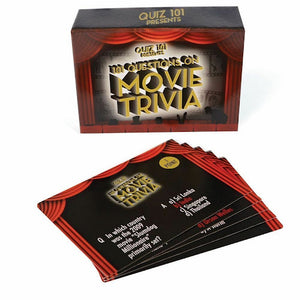 Quiz 101 - 101 Questions on Movie Trivia Game - New