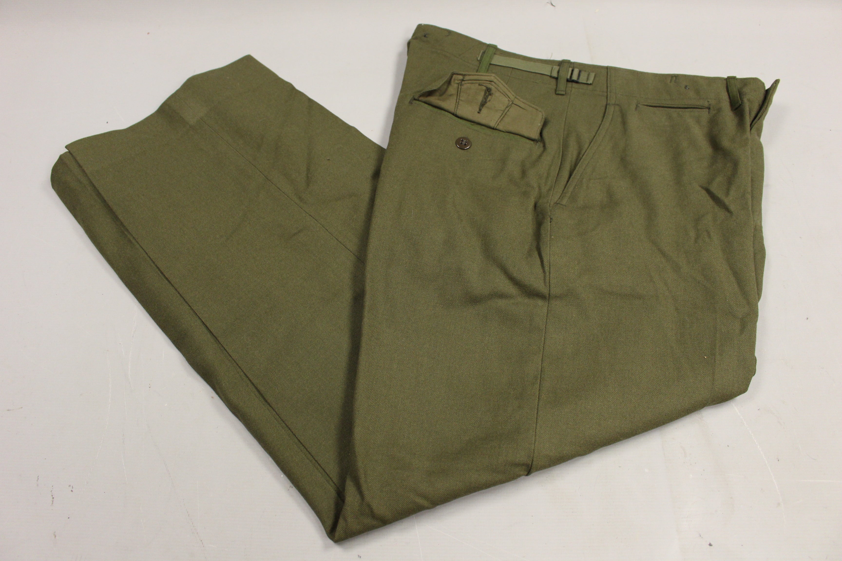 M-1951 Army Wool OD Field Trousers - Choose Size - Used – Military