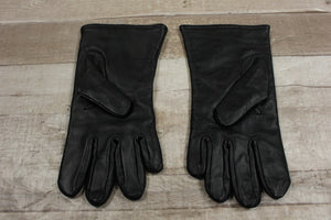 Unisex Black Leather Dress Gloves - Size: 10 - 8440-01-224-0507 - New