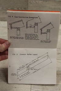 MD Instruction Book Roof Construction & Rafter Lengths - Used