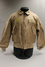 Load image into Gallery viewer, USAF Men&#39;s Flyer&#39;s Cold Weather Jacket - Size: Medium - Tan - CWU-36/P - Used