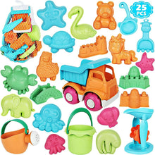 Load image into Gallery viewer, Biulotter Sand Toys Set - Set of 25 - Ages 3+ - New