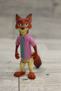 Disney TOMY Fox Nick Wilde World of Zootopia Figurine - Used