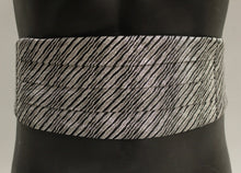 Load image into Gallery viewer, Formal Dress Zebra Striped Cummerbund - One Size - Used