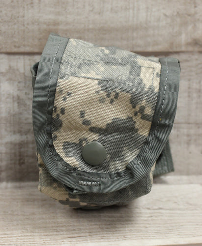 Military Issued Molle II Hand Grenade Pouch - ACU - 8465-01-525-0589 - Used