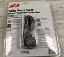 Load image into Gallery viewer, Ace Surge Suppressor 5 Outlet Phone/Fax/Modem Protection - New