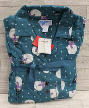 Load image into Gallery viewer, Sonoma 2 Piece Cotton Sleepwear Set - Shirt &amp; Pants - Snowman - Large - New