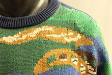 Load image into Gallery viewer, Hathaway Hand Intarsia Cotton Golfers Sweater - XLarge - Used