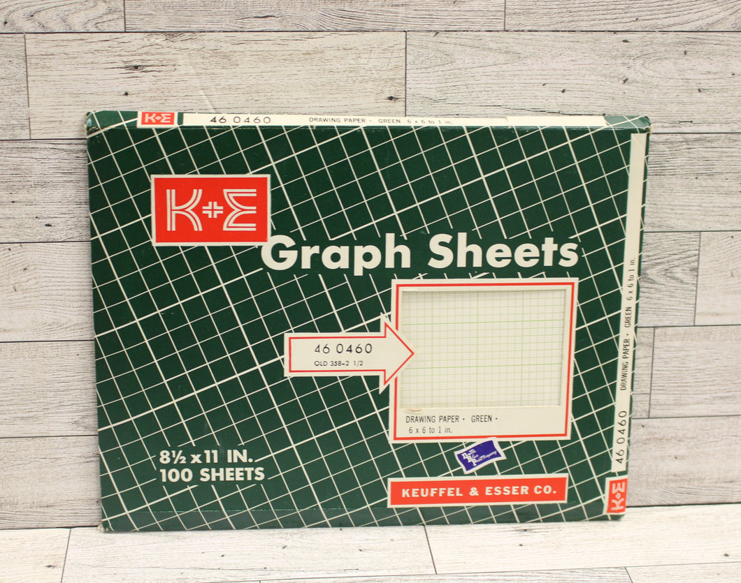 K+E Graph Paper/Drawing Paper - 8-1/2