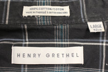 Load image into Gallery viewer, Henry Grethel Men&#39;s Plaid Shirt - Large - Used