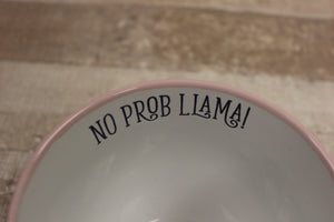 No Prob Llama! Llama Coffee Cup -Pink -Used