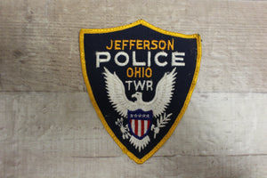 Jefferson Police Ohio TWR Patch - Used