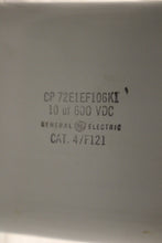 Load image into Gallery viewer, General Electric Capacitor - CP72E1EF106K1 - 10 uf 600 VDC - 47F121 - New