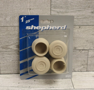 Shepherd 1" Furniture Leg Tips - Set of 4 - New