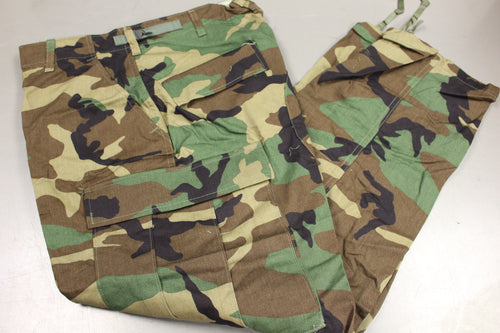 US Army Woodland Combat BDU Trouser Pants - XSmall Short - 8415-01-084-1712 -New