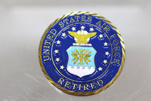 Load image into Gallery viewer, United State Air Force Retired Challenge Coin - Used