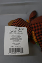 Load image into Gallery viewer, Fall Fest Set of 3 Fabric Fox - 5.31&quot; Tall - New