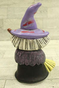 Vintage 1989 ATP 8" Witch Figurine - Motion Sensor - Used