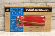 Load image into Gallery viewer, Marx Toys PocketTools - You Choose - Claw Hammer / Hand Drill / Ball Peen Hammer