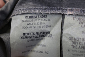 USAF APECS All Purpose Trousers - Medium Short - 8415-01-547-3008 - Used