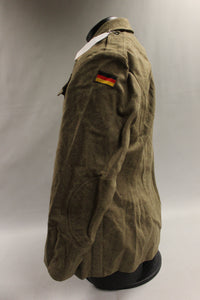 West Germany Army Wool Coat - Olive Drab - Chest: 36" - Used (2)