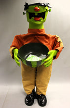 Load image into Gallery viewer, Boo &amp; Co Animated Halloween 34&quot; Candy Bowl Greeter - Frankenstein - New