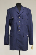 Load image into Gallery viewer, US Air Force Man&#39;s Dress Coat with Shoulders - 40R - With Black Stripe - Used