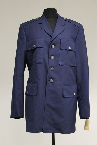 US Air Force Man's Enlisted Dress Coat with Shoulders - 42L - 8405-01-224-3268