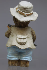 Fishing Bear Figurine - Used