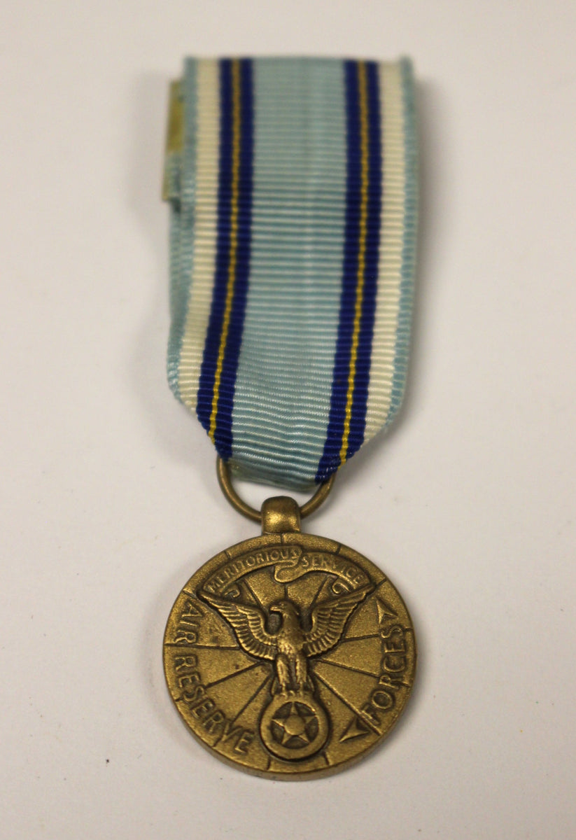 Air Reserve Meritorious Service Miniature Medal - Used – Military ...