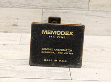 Load image into Gallery viewer, Vintage Rolodex Memodex Note Holder Memo Punch - Brown - Used