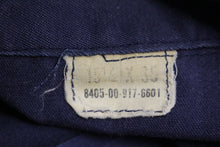 Load image into Gallery viewer, US Navy Short Sleeve Utility Shirt - Size 15 1/2 - 8405-00-917-6601 - Blue -Used