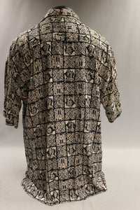 Career Club Men's Geometric Design Shirt - Large - Used