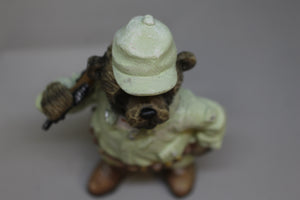 Duck Hunting Bear Figurine - Used