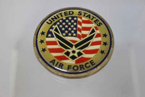 USAF Air Force Core Values Challenge Coin - Used