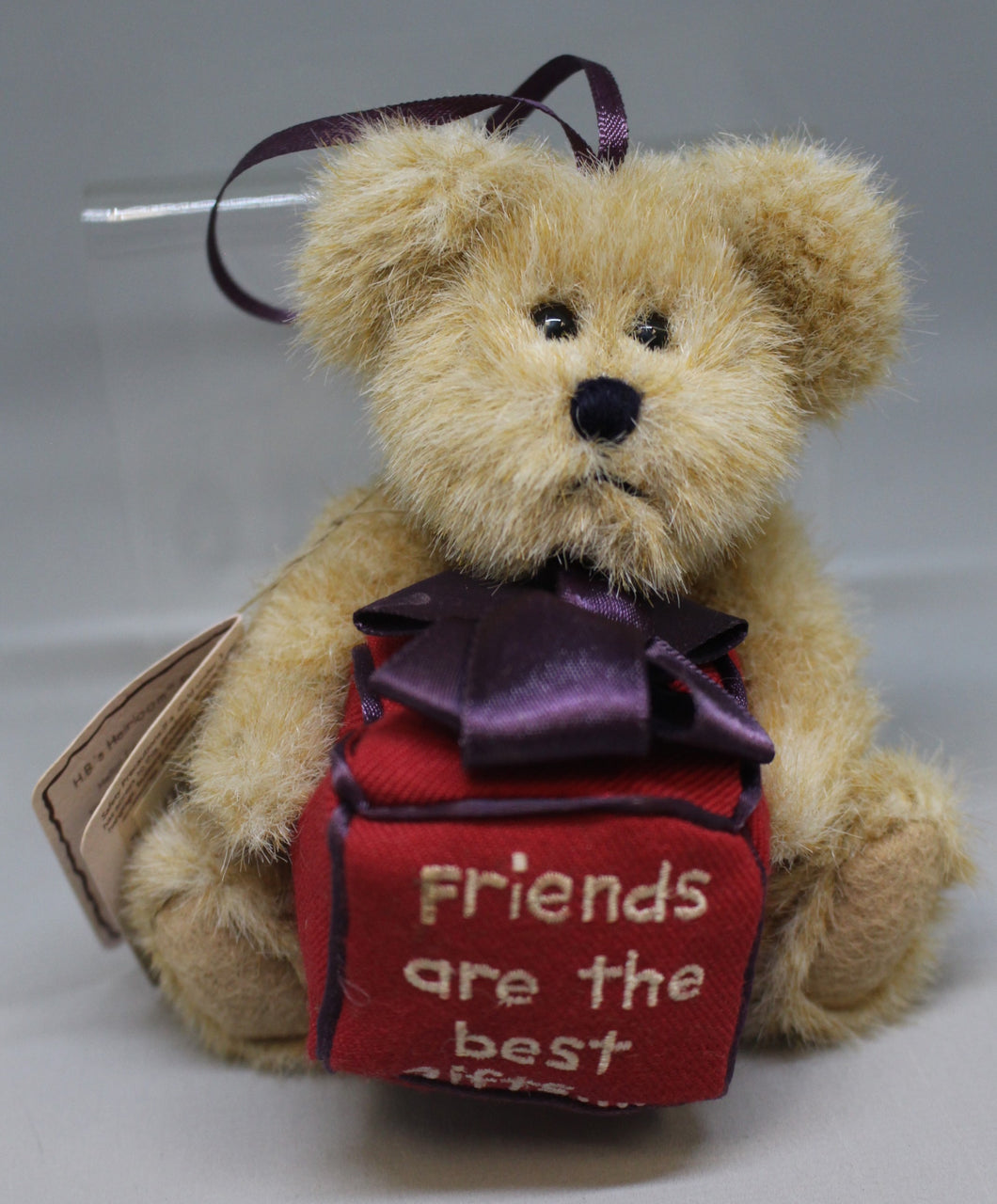 Boyds Bear True Friends Plush Ornament Bear - 562450 - Used