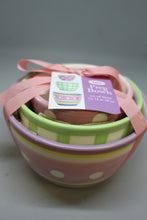 Load image into Gallery viewer, BW Easter Bunny Run Prep Bowl Set - Set of 3 - New