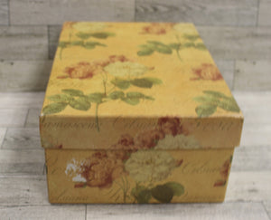 Memory Photo Keepsake Storage Box - Rose - Used