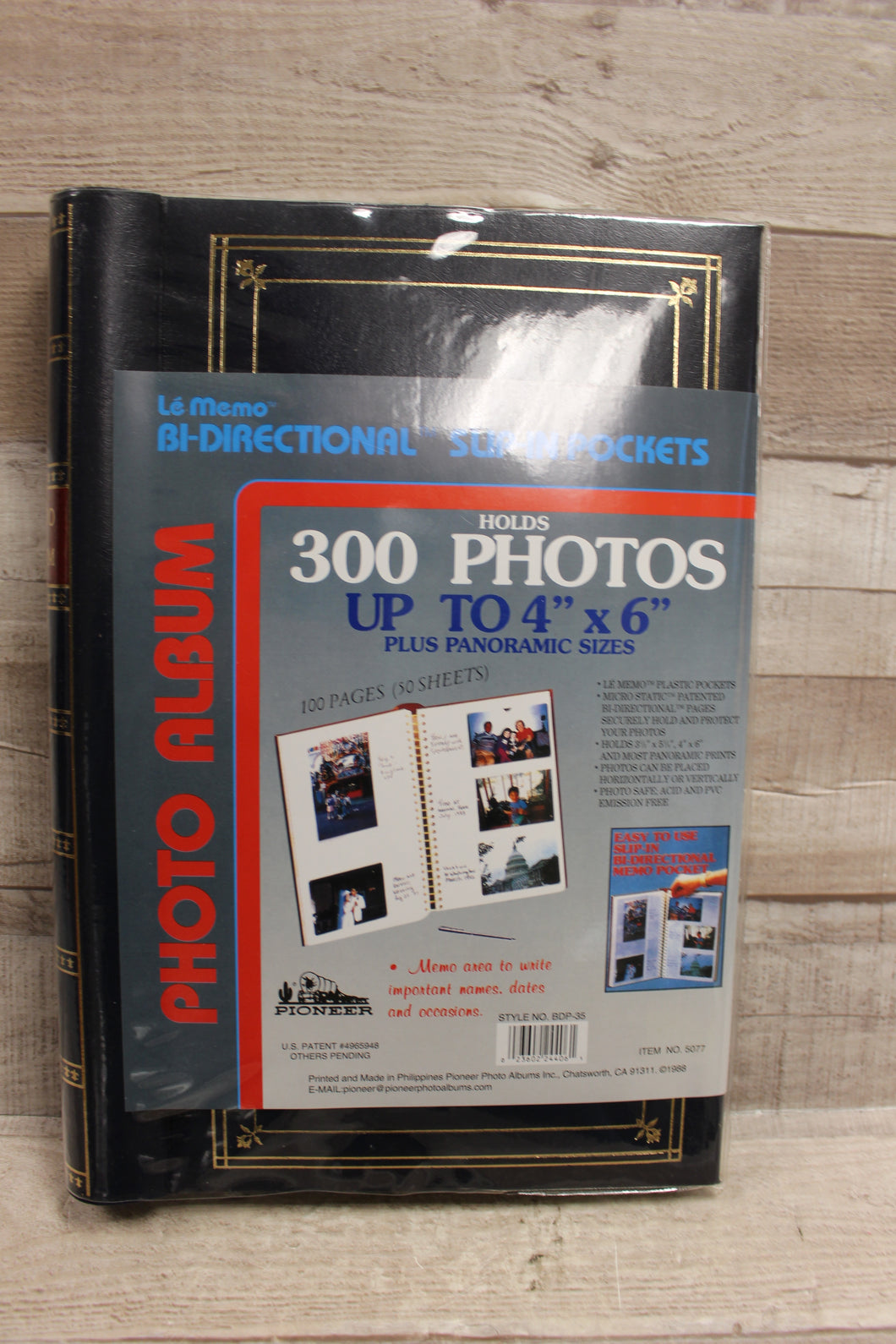 Le Memo Bi-Directional Photo Album Holds Up To 300 Photos -New