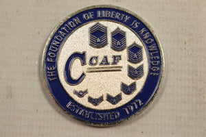 Community College of Air Force- EST. 1972 Challenge Coin - Used