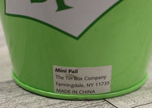 Load image into Gallery viewer, The Tin Box Company Sprite Mini Pail Bucket - Height: 4.75&quot; - Green - Used