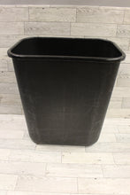 Load image into Gallery viewer, Tenex Office Desk Trash Can Wastebasket - #410 - Black - Used