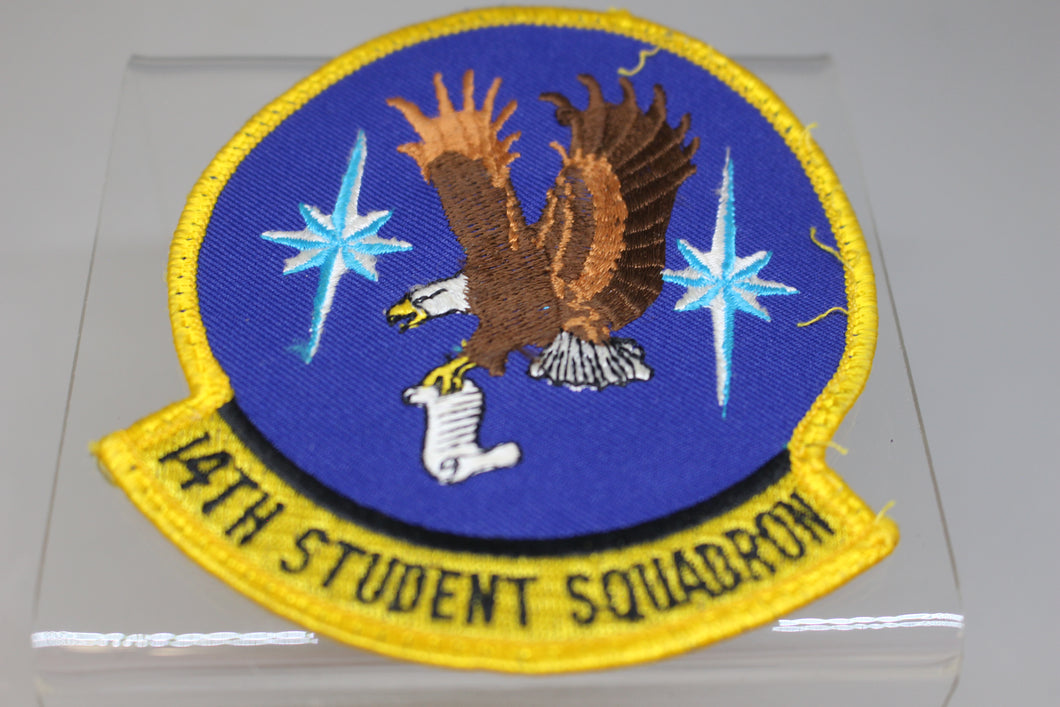 USAF 14th Student Squadron Sew On Patch - Used