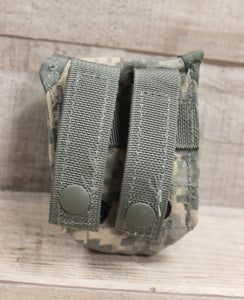 Military Issued Molle II Hand Grenade Pouch - ACU - 8465-01-525-0589 - Used